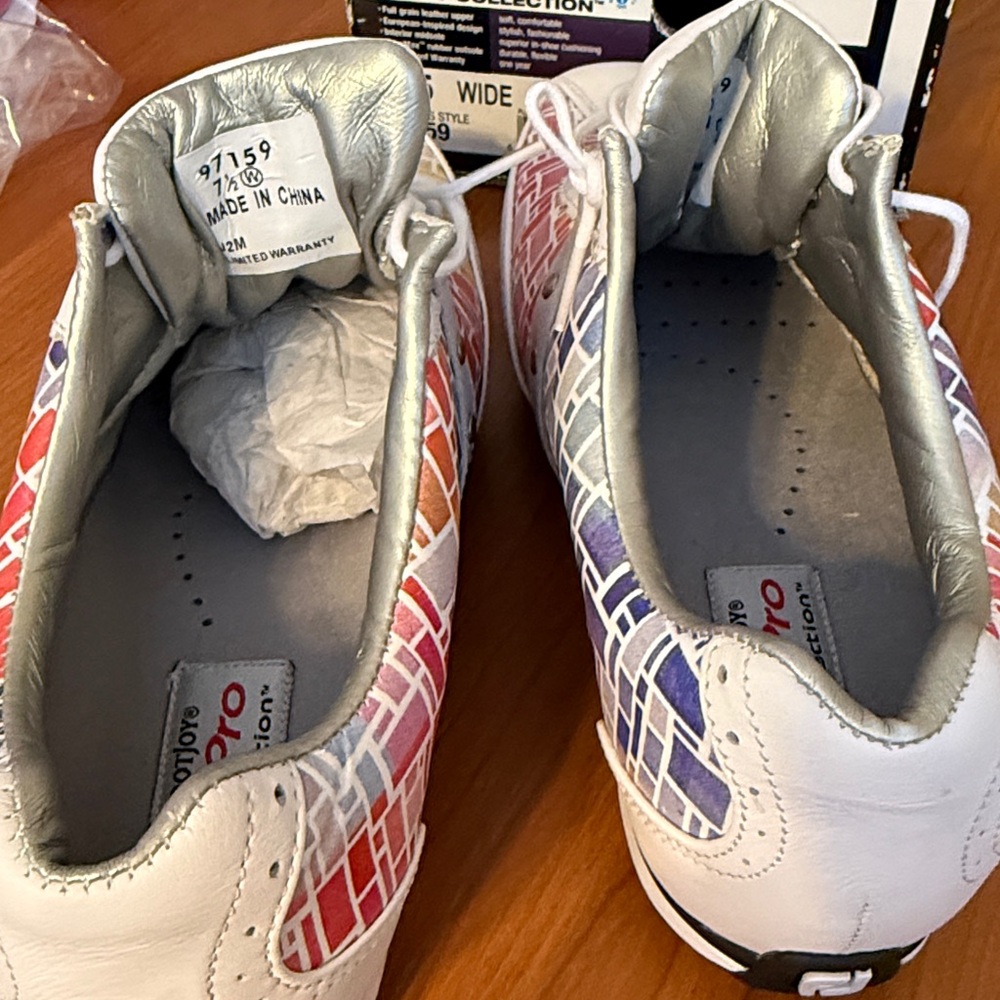 FootJoy Lopro Collection Mosaic Multicolor Golf Shoes - Picture 7 of 8
